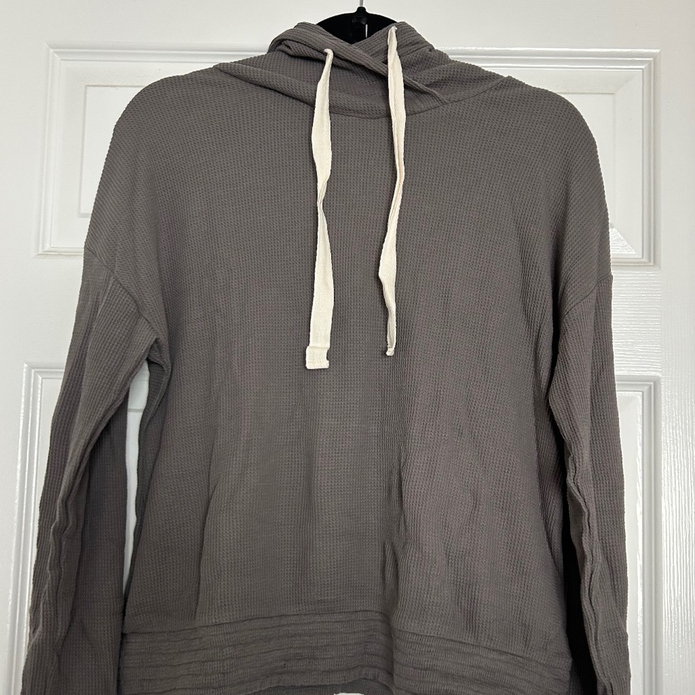 Grey Pact NWT Waffle Hoodie